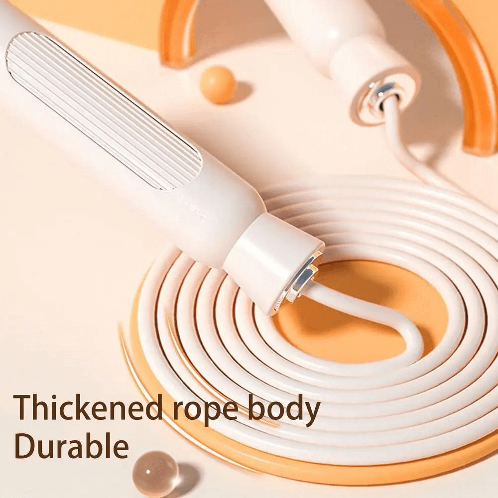 Adjustable skipping rope SF3194 with thickened, durable PVC cable and non-slip handles, ideal for cardio and endurance training.