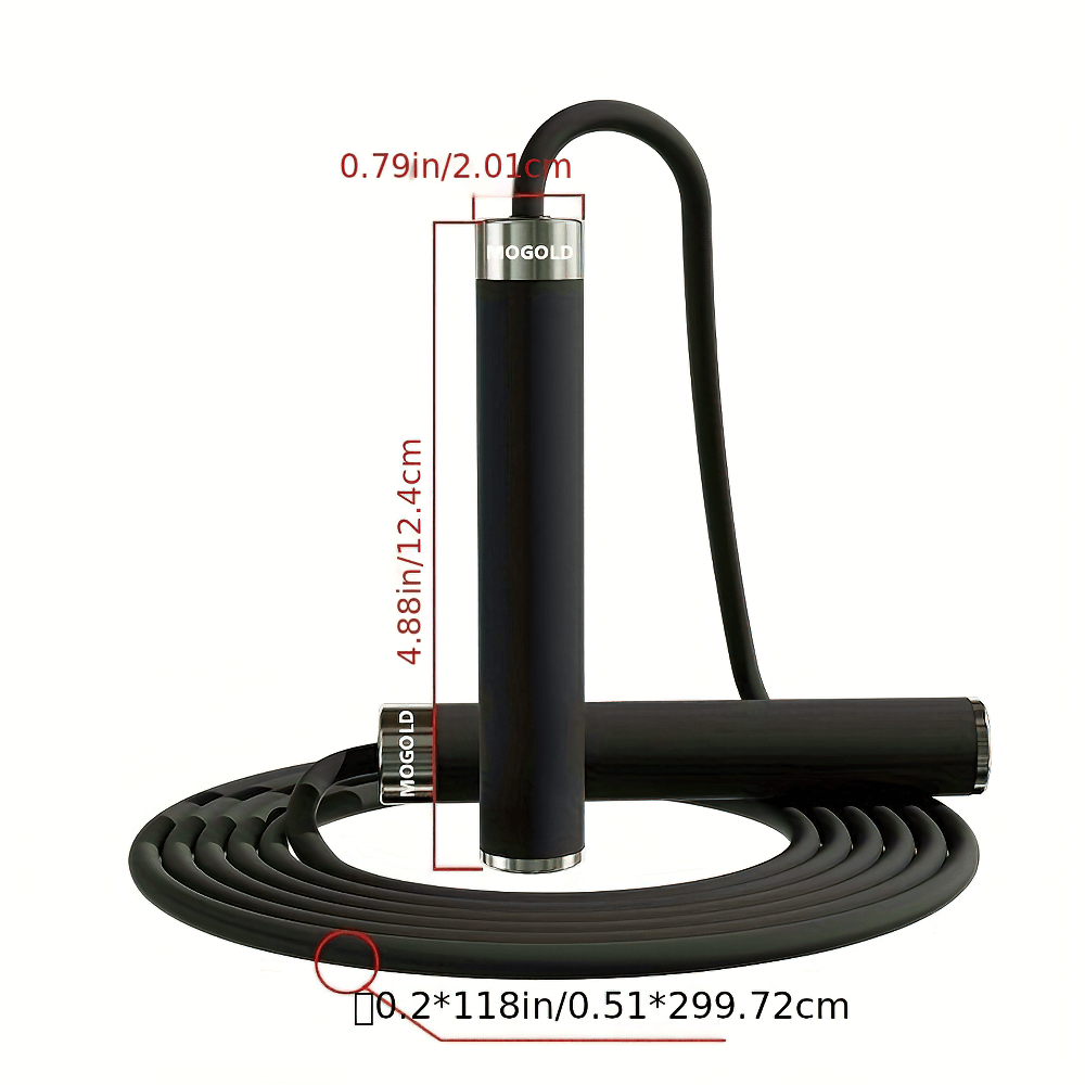 Adjustable Speed Jump Rope SF2772 with non-slip grips and high-speed bearings for fitness training.