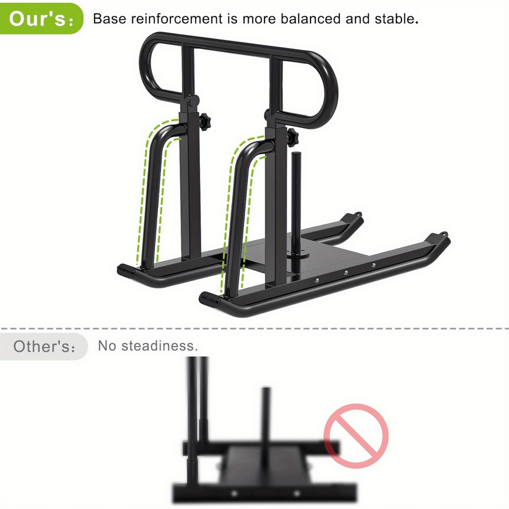 Comparison of two training sleds highlighting enhanced base reinforcement and stability in the high-quality model above.