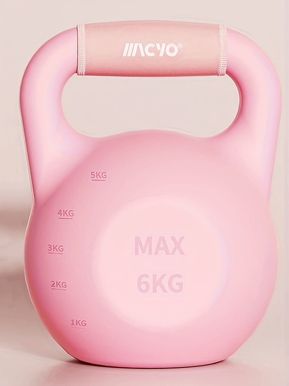 Pink adjustable water-filled kettlebell for versatile home and gym workouts, featuring ergonomic handle and customizable weight up to 6KG.