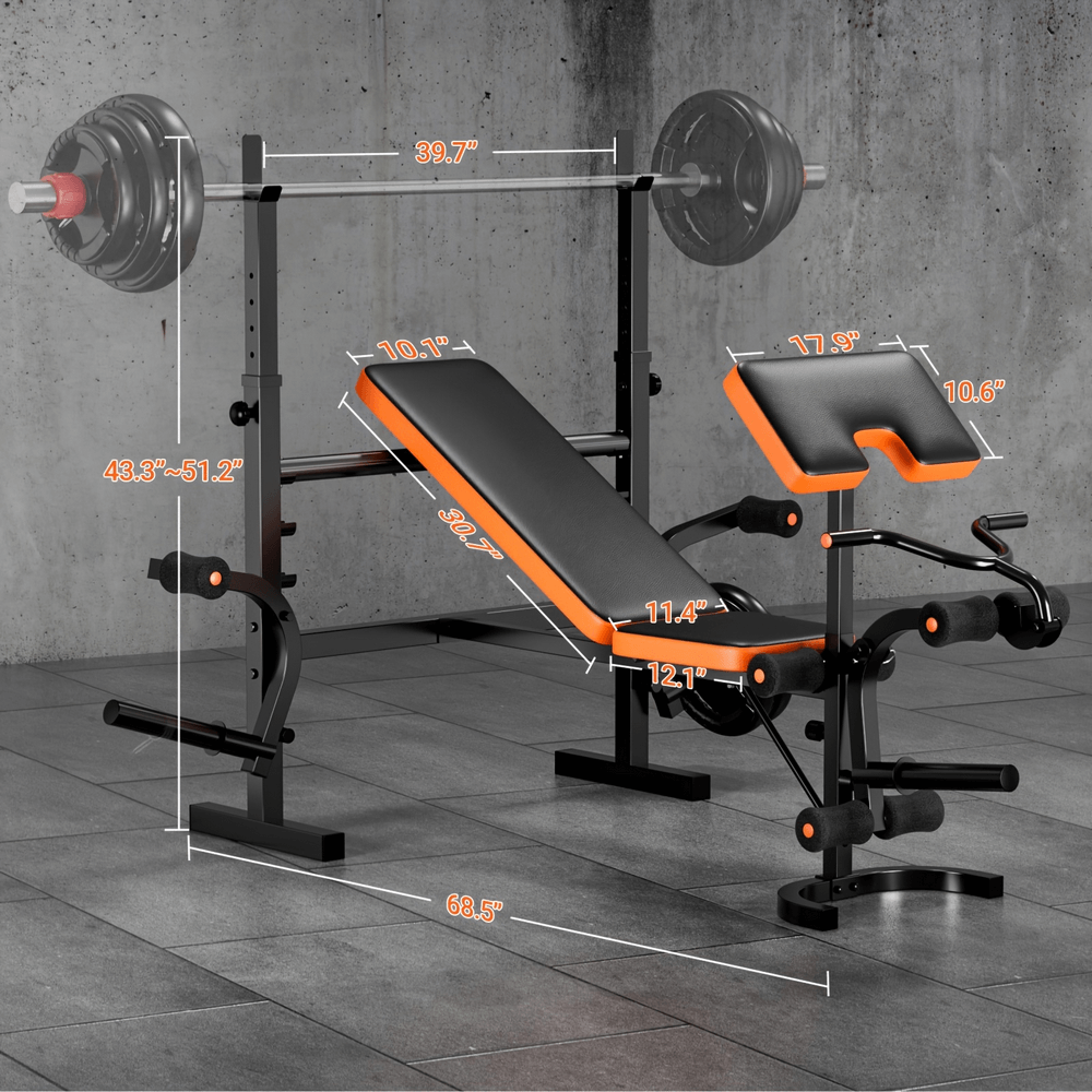 Adjustable Weight Bench with Multi-Level Functions - SF3017