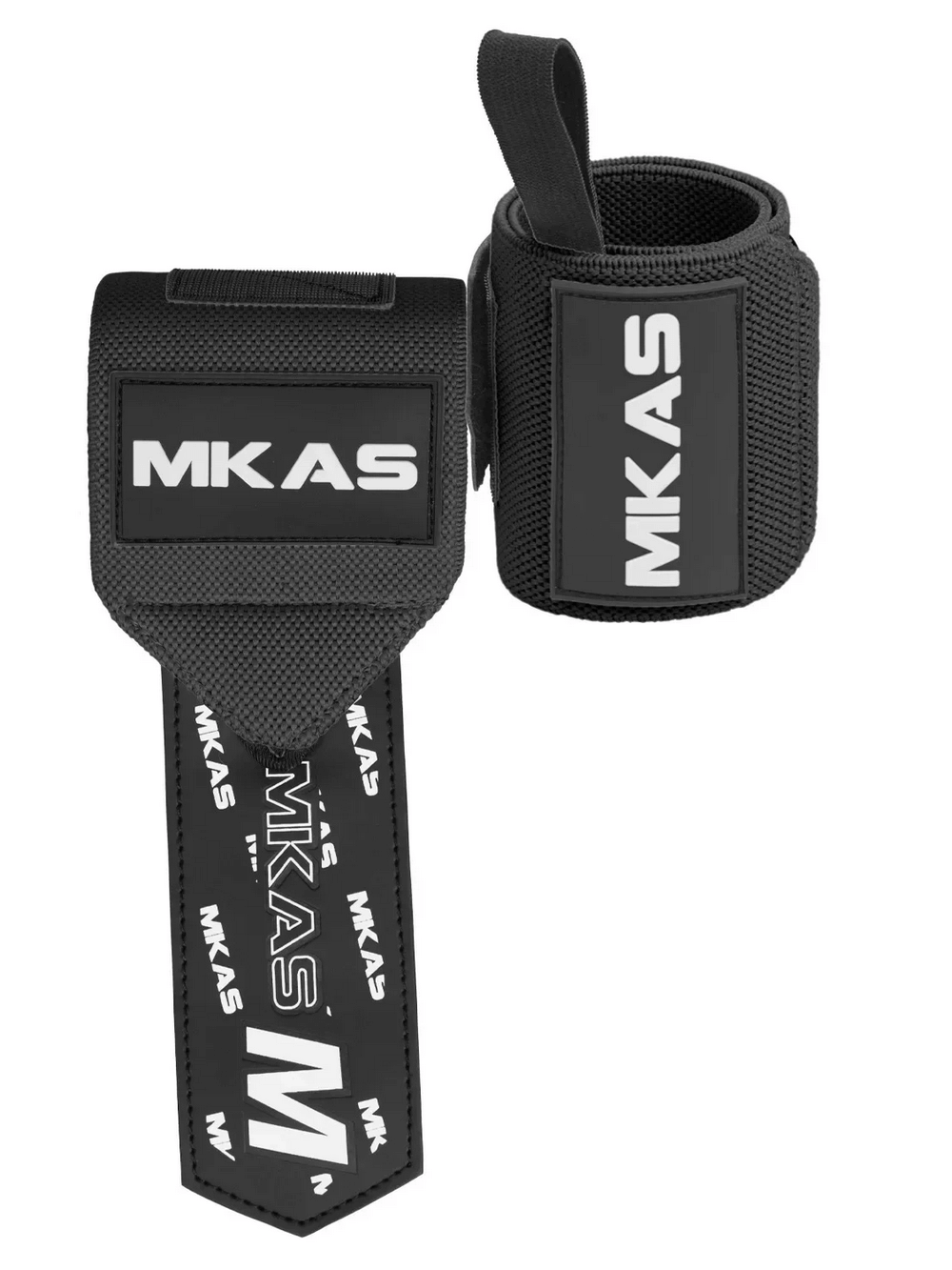 Adjustable wrist support wraps for weight lifting and powerlifting, featuring durable straps for reliable wrist stabilization.