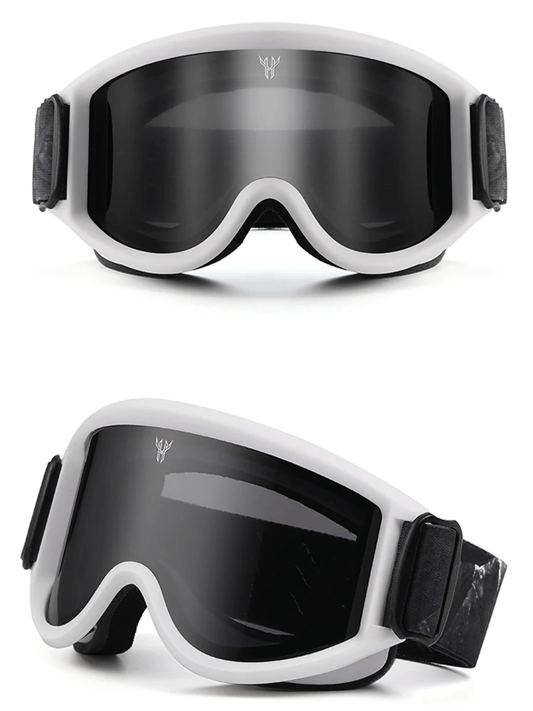 "SF2216 Anti-Glare Ski Goggles with Wide Lens and Adjustable Strap for UV Protection"