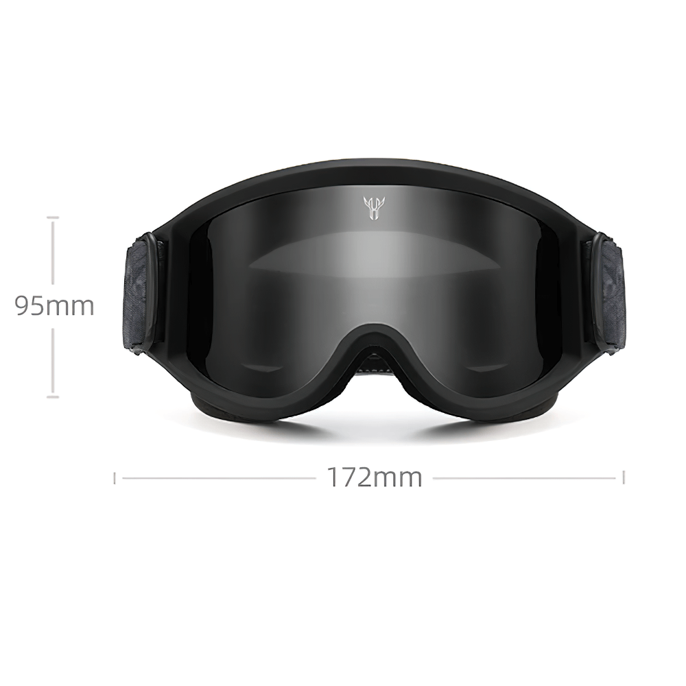 Anti-Glare UV Protection Ski Goggles SF2216 with adjustable strap and wide lens, ideal for snowboarding and skiing in various light conditions.