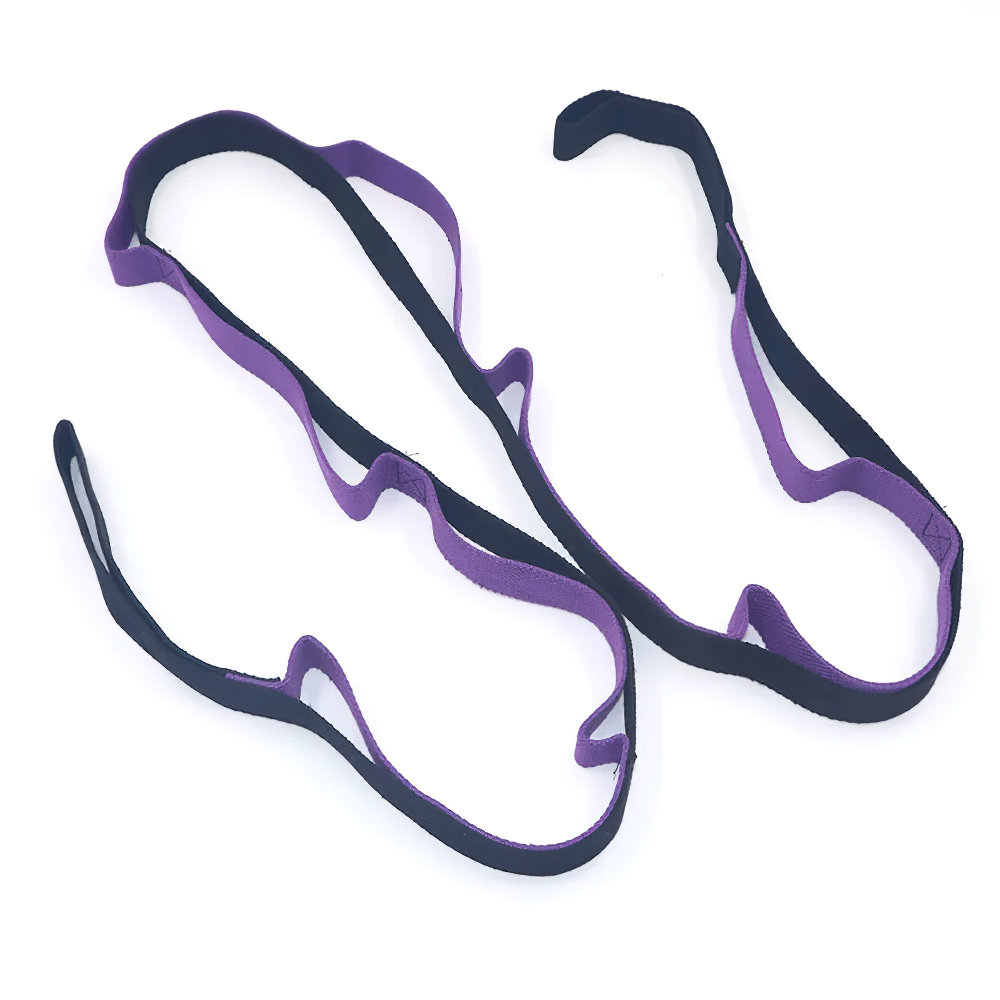 Anti-Gravity Stretch Strap with Loops for Pilates, perfect for leg stretching and flexibility training. Durable yoga belt for gym or home workouts.