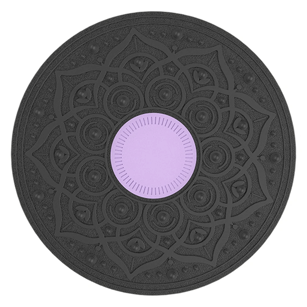 Anti-Slip Balance Board SF3367 with 360-degree Rotating Base for Core Training, featuring a textured surface for improved grip.