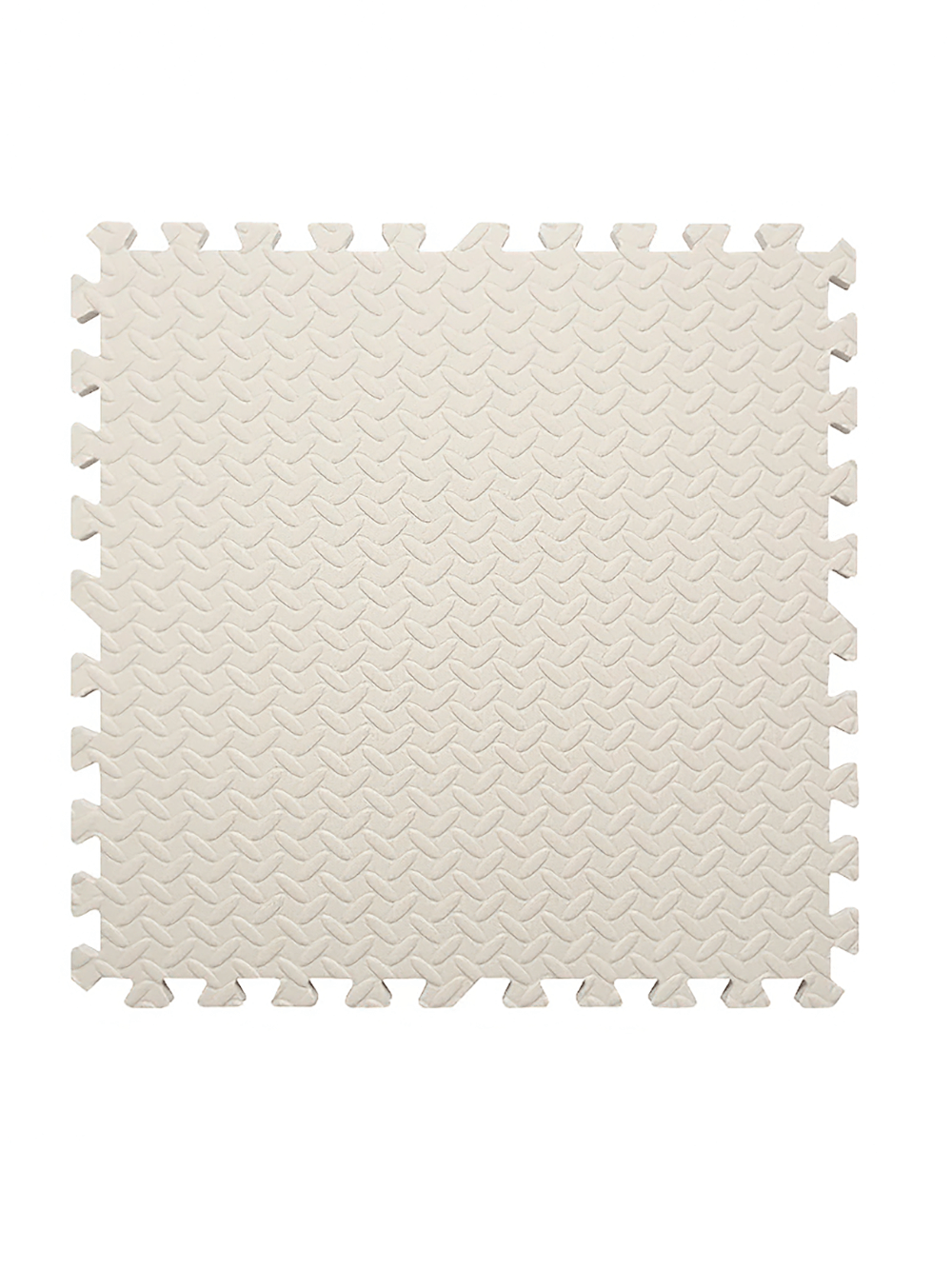 Anti-Slip Cushion Floor Mat for Home and Gym Use - SF3469, waterproof and portable, shown in beige with textured anti-slip design.