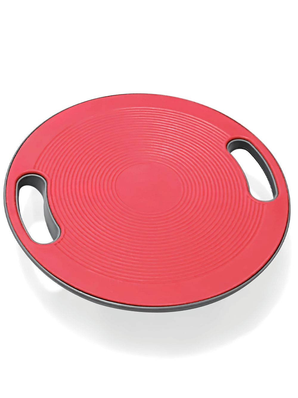 Red Anti-Slip Fitness Balance Board with Handles - SF3501, perfect for stability exercises and enhancing core strength.