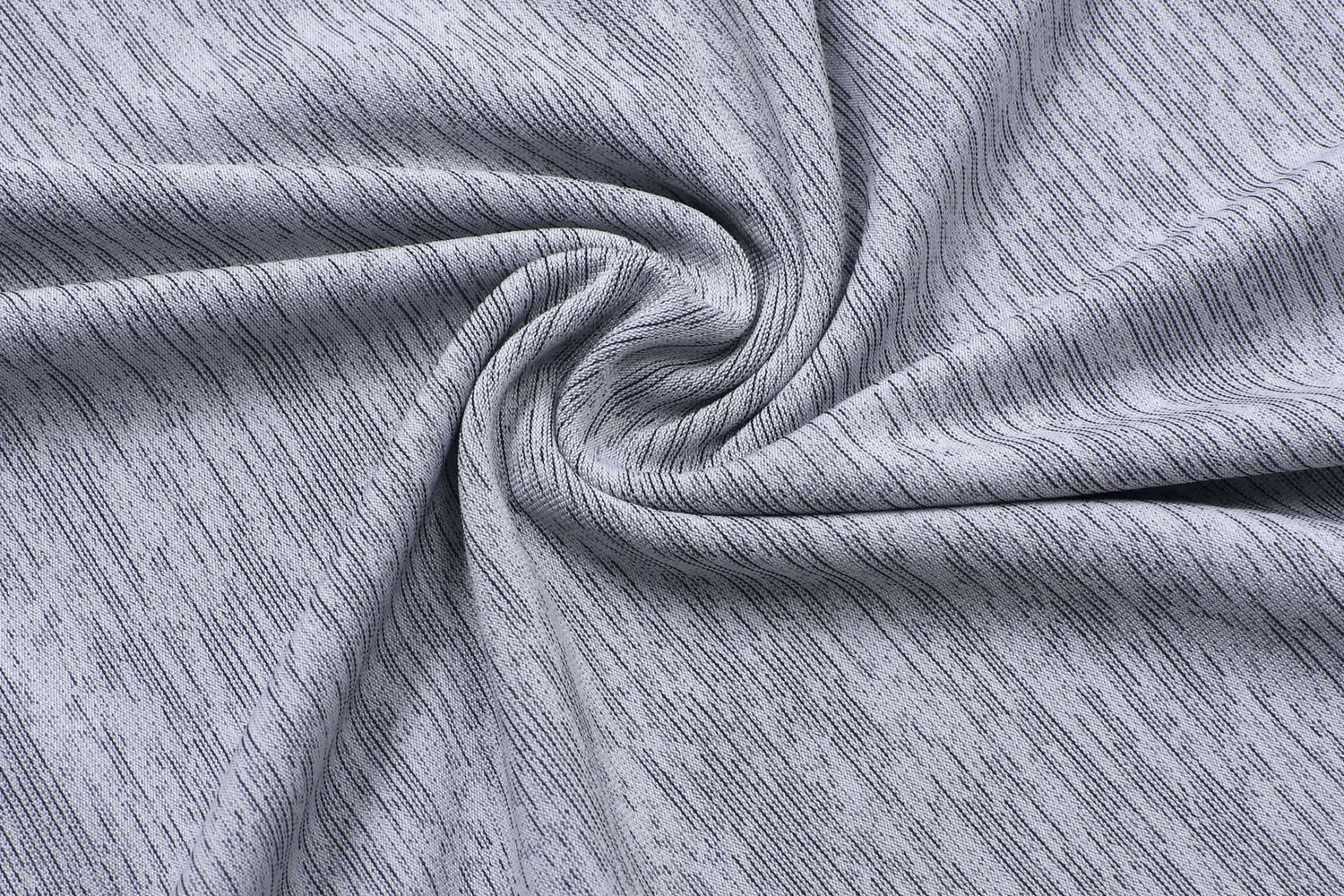 Close-up of breathable grey fabric, showcasing texture and stretch for the Athletic Breathable Fit Zip High Collar T-Shirt SF2158.