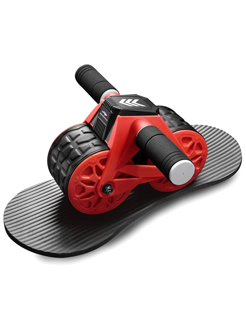 Automatic Rebound Ab Wheel Roller with intelligent display and knee mat for effective core workouts and fitness tracking.
