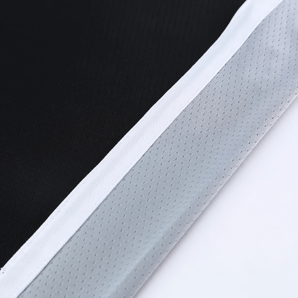 Close-up of Basketball Training Tank with Mesh Sides and V-Neck - SF4091, highlighting breathable mesh fabric and sleek design.