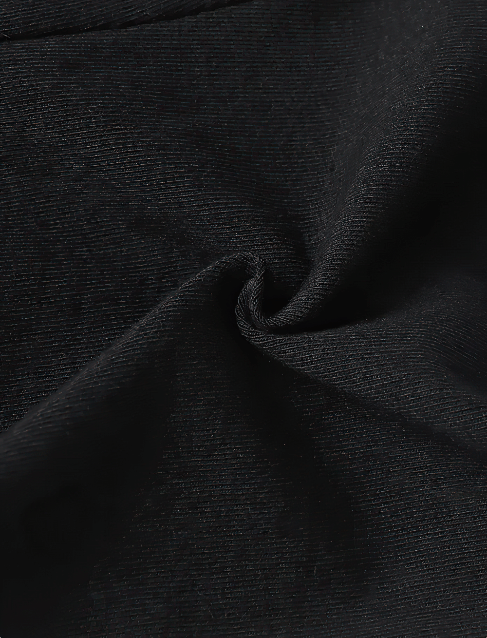 Close-up of breathable nylon fabric in Black Kids Shorts with High Elastic Waistband - SF3748, showcasing texture and softness.