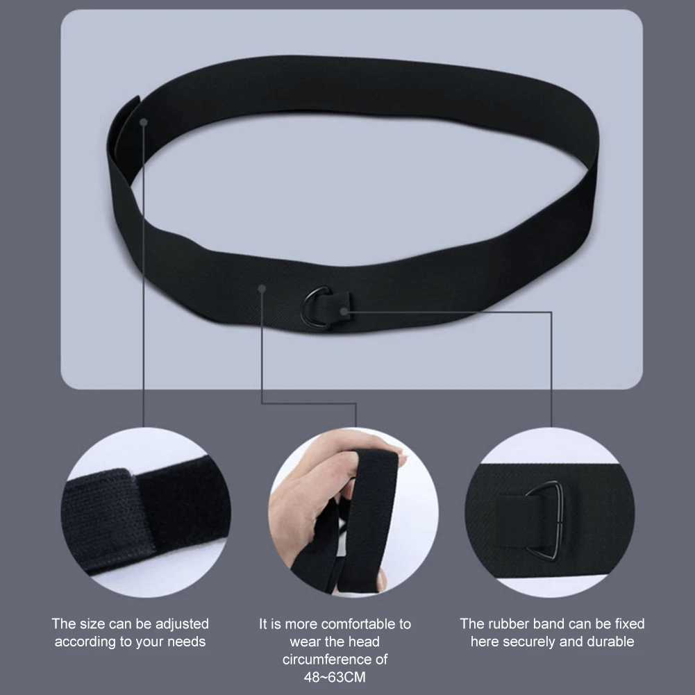 Adjustable boxing reflex ball headband for optimal MMA training comfort and secure fit, demonstrating size flexibility and durability.