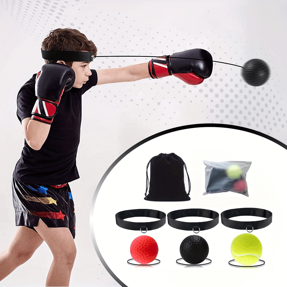 Boxing Reflex Ball Training Set with 3 Balls - SF2718