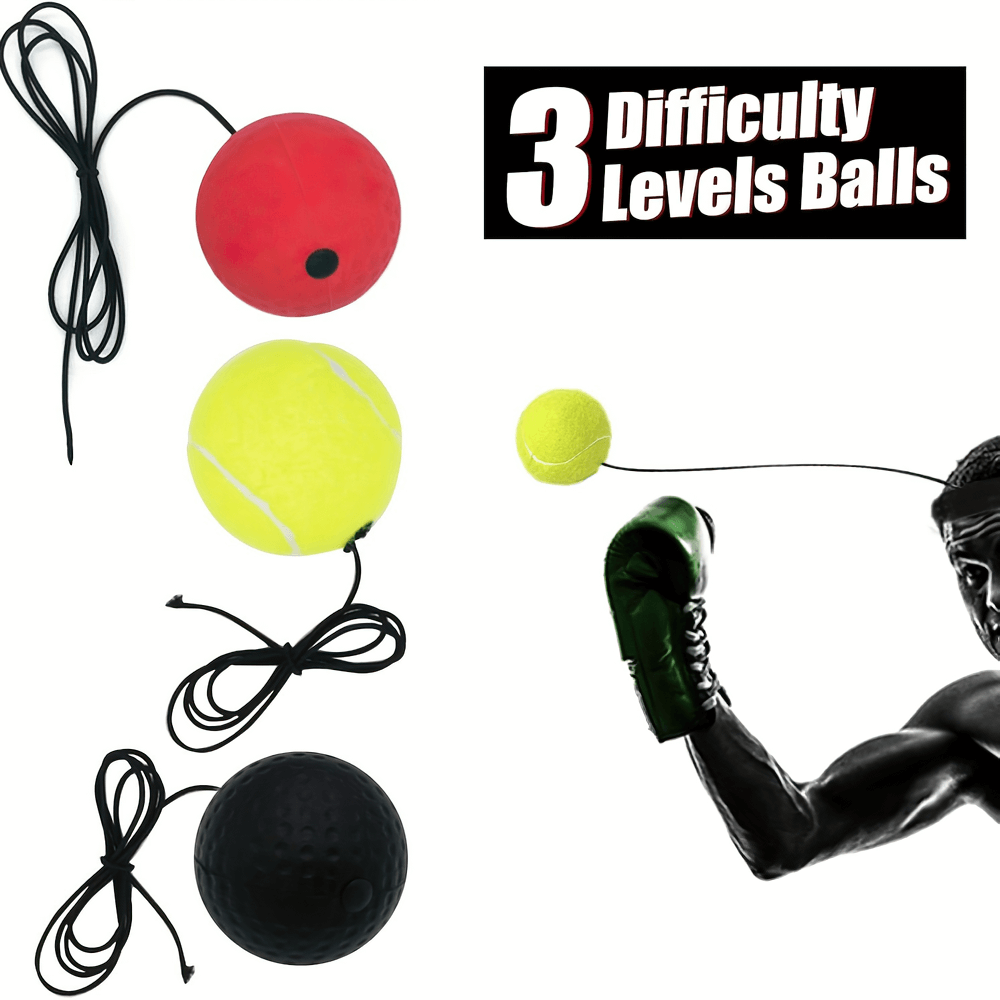 Boxing Reflex Ball Training Set with 3 Balls - SF2718