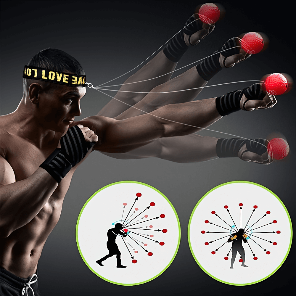 Boxing Reflex Ball with Headband for Speed Training - SF2704