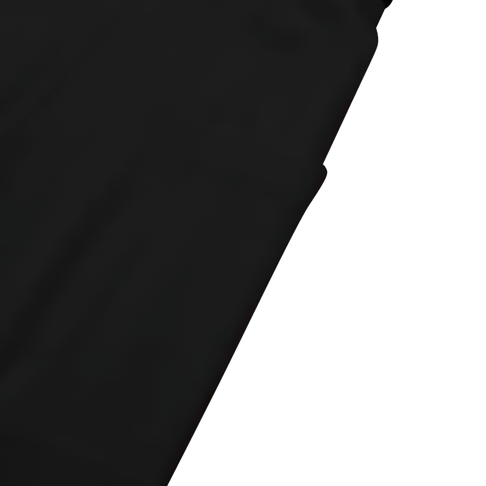 Detail view of Boys Athletic Base Layer Tights for Training - SF3759 in black, showing stretchy fabric for comfort and performance.