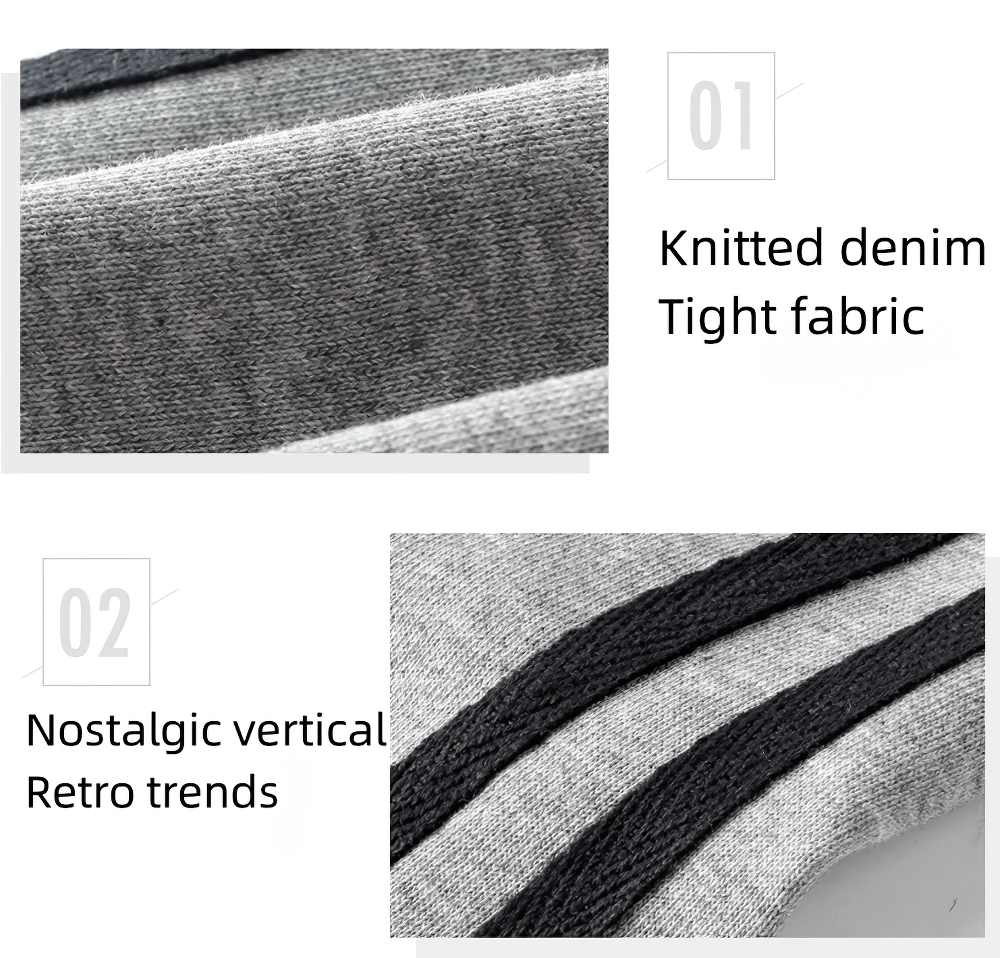 Close-up of Boys Athletic Jogger Sweatpants with Pockets - SF3611 showcasing knitted denim fabric and retro trend details with stitching.