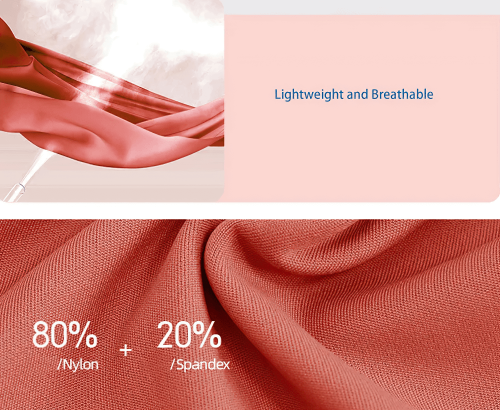 Lightweight and breathable fabric details of Boys Compression Sports Leggings for Training - SF3794 with nylon and spandex blend