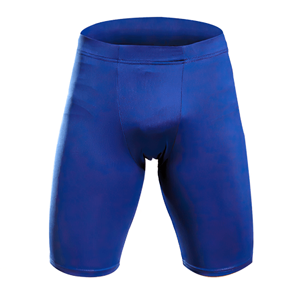 Boys Running Shorts with Stretchy Waistband - SF3781 in bright blue for activewear and sports activities.