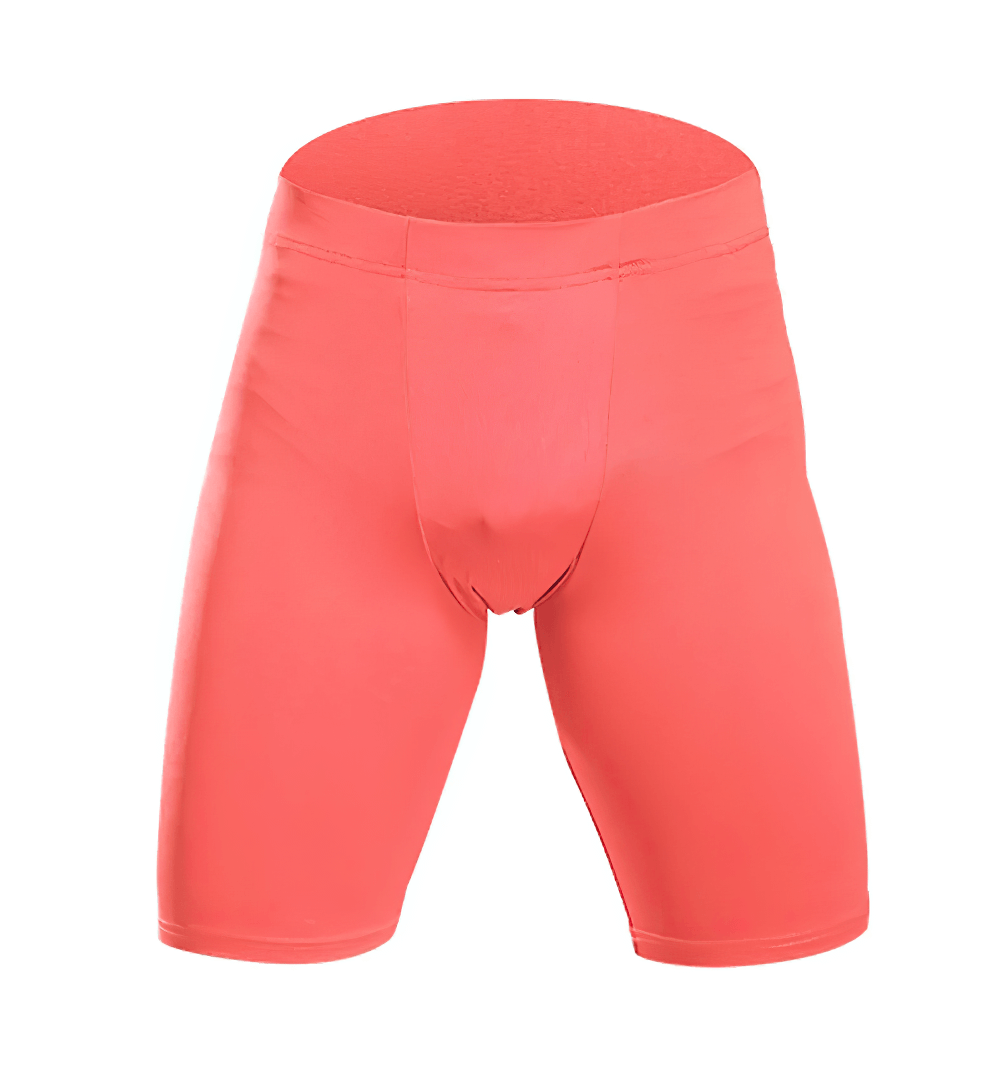 Boys Running Shorts with Stretchy Waistband - SF3781 in bright red, ideal for sports with comfortable fit and durable fabric.