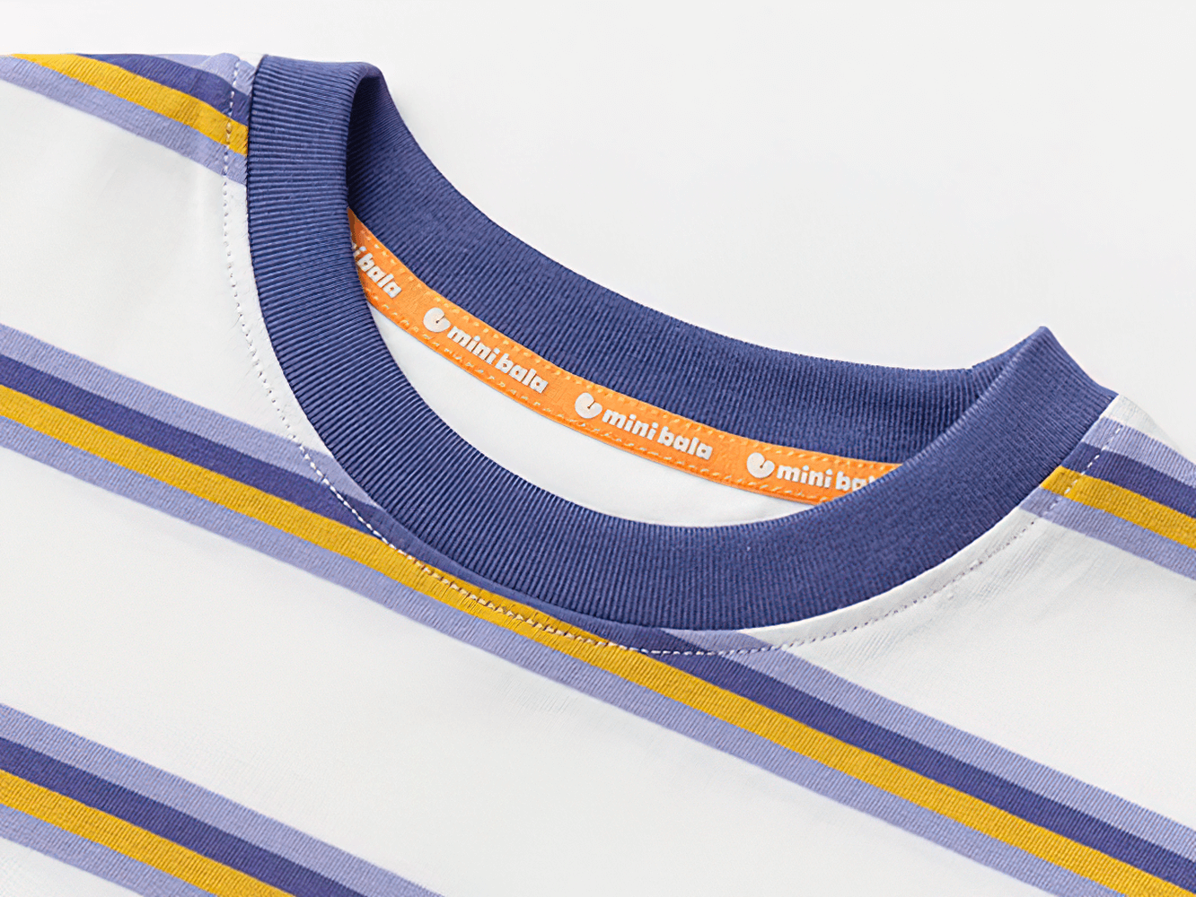 Boys Stripe T-Shirt with Zipper Chest Pocket - SF3682, featuring quick-dry cotton, durable design, and a stylish stripe pattern.