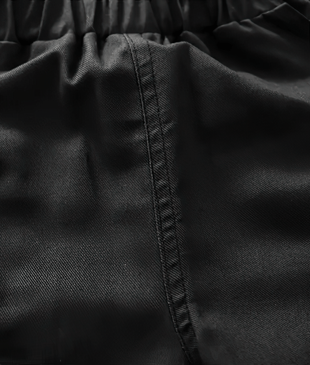 Close-up of Boys Stylish Sport Cargo Jogger Pants - SF3868 showing elastic waist and breathable cotton fabric detail.