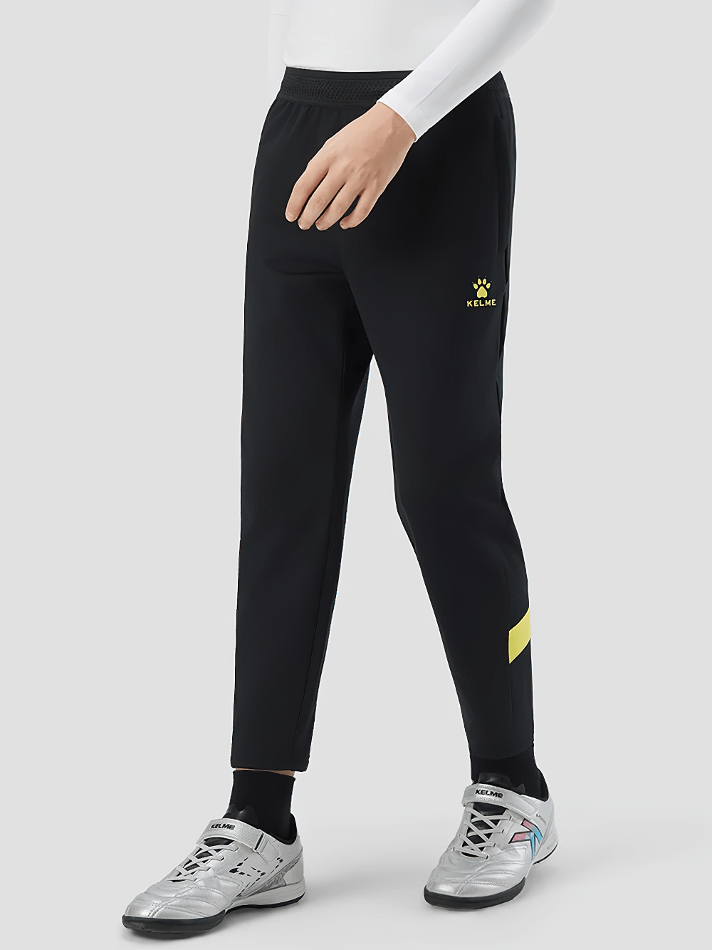 Boys Thermal Training Pants with Elastic Waist - SF3662, fleece-lined sports pants for football, ideal for active kids' training.