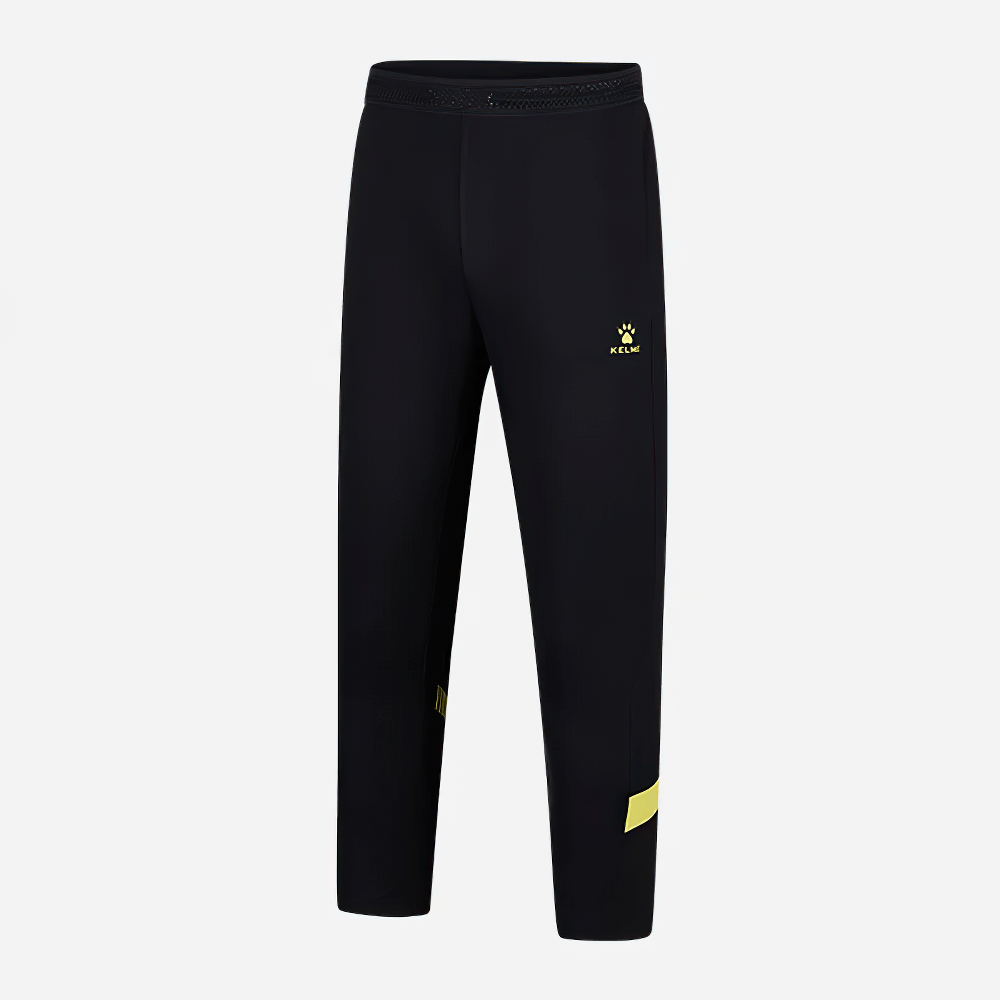 Boys Thermal Training Pants with Elastic Waist - SF3662, fleece-lined sports pants in black for active kids, ideal for sports and casual wear.