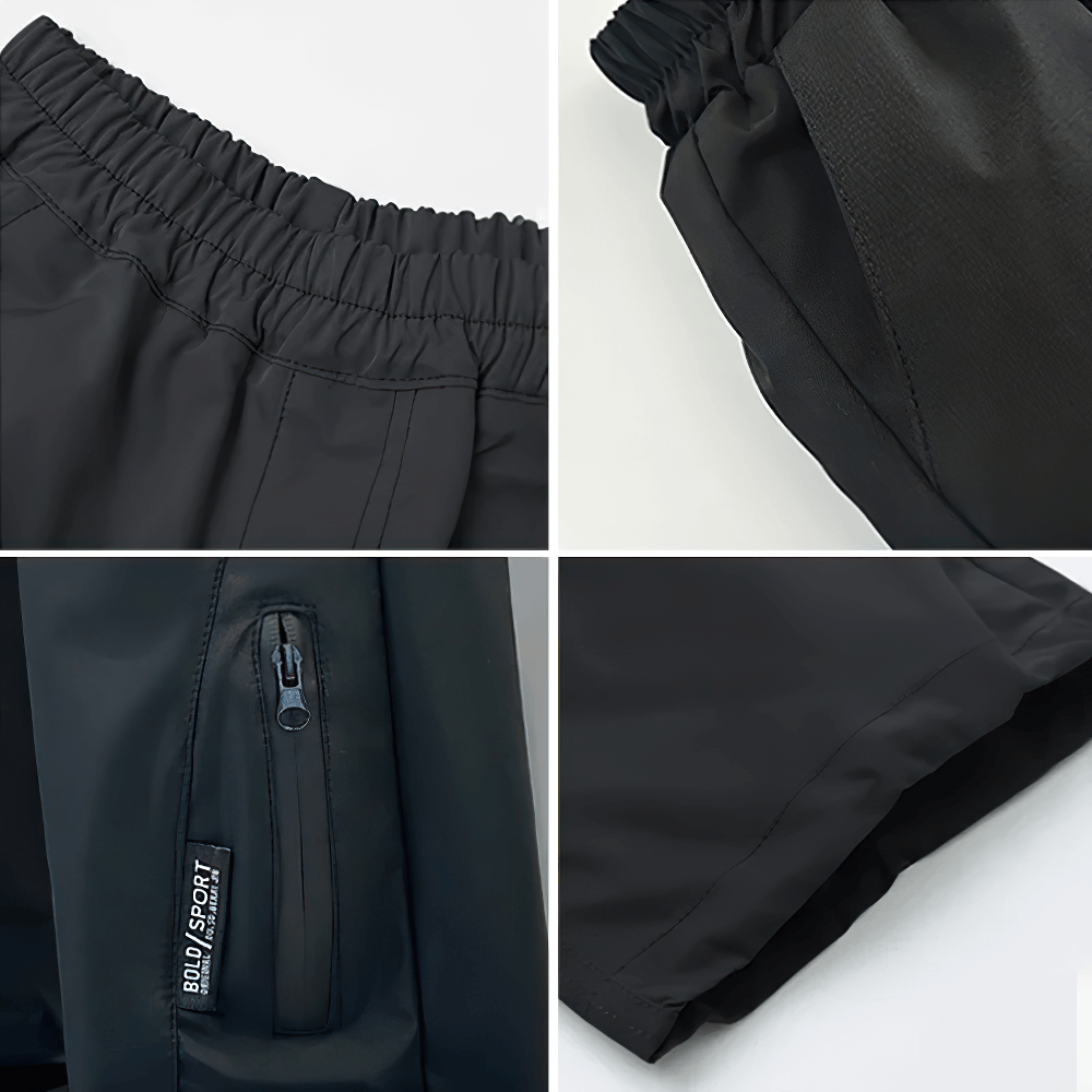 Boys Wide-Leg Streetwear Pants with Pockets - SF3706 showcasing elastic waist, pocket detail, and durable stitching for active kids.