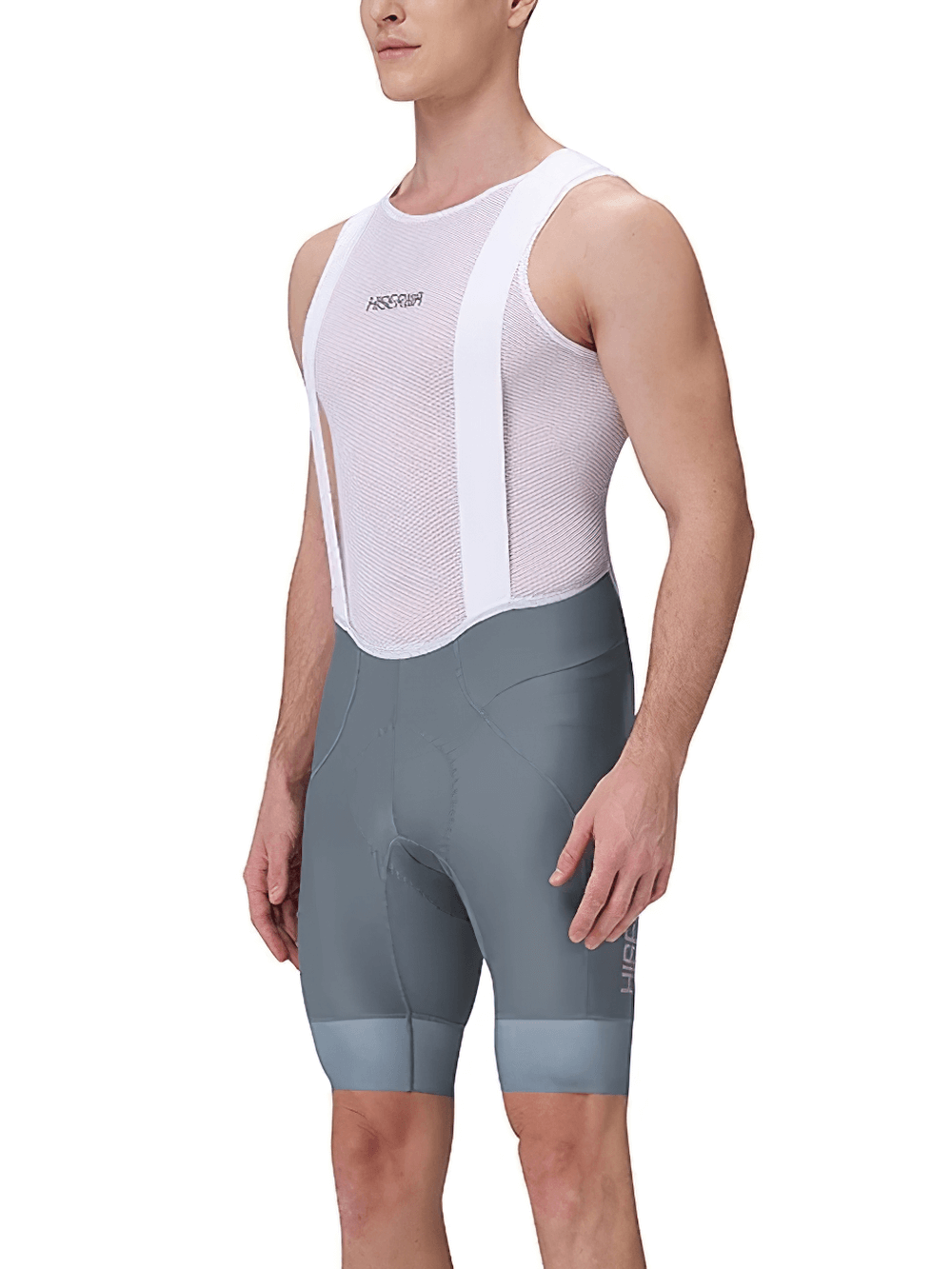 Breathable Men's Pro Cycling Bib Shorts SF2589 with elastic stylish design for long rides and endurance. High-performance and ergonomic fit.