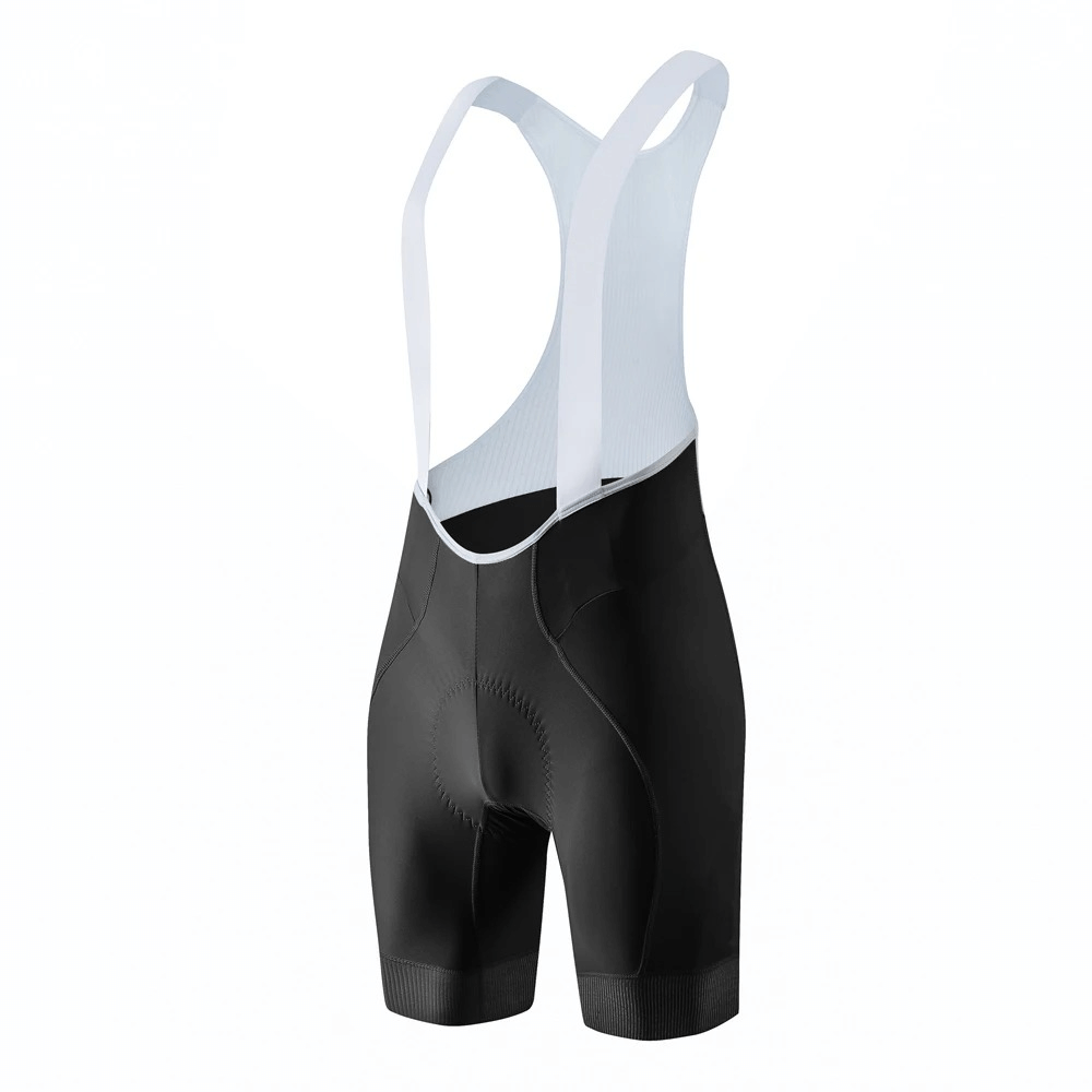 Alt Tag: Breathable Men's Pro Cycling Bib Shorts SF2589 with ergonomic design and 7-hour elastic pad for long rides.