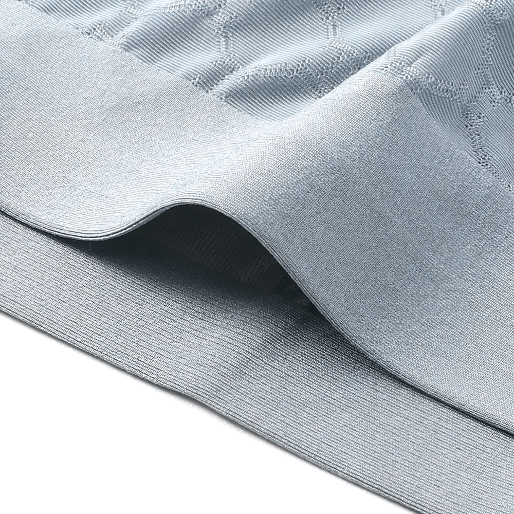 Close-up of the soft fabric texture of Breathable Men's Seamless Summer Boxer Briefs - SF4672.