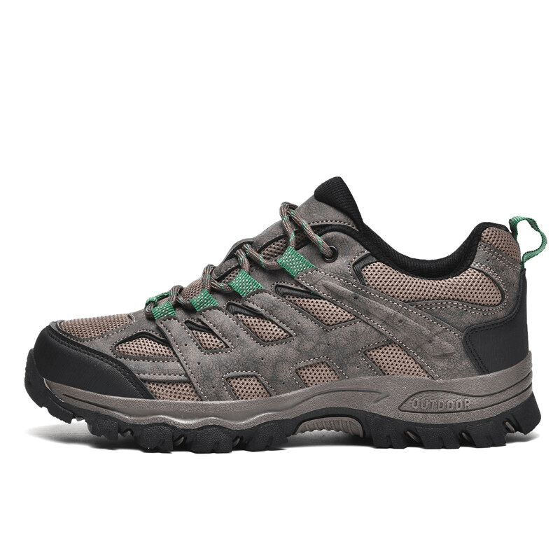 Breathable non-slip hiking shoes for men with laces, featuring durable design and anti-slip outsole, perfect for outdoor adventures - SF1411.