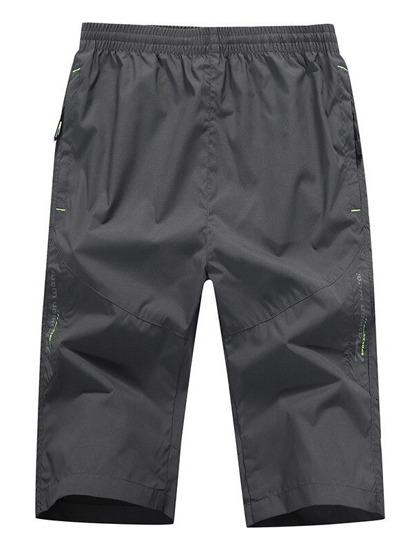 Breathable Quick Dry Men's Long Shorts with Zipper Pockets - SF1353