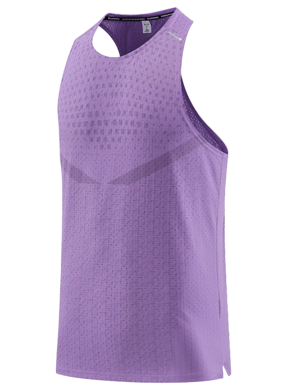 Breathable Running Tank Top for Training and Sports - SF4089 in purple, ideal for gym, outdoor workouts, running, and basketball training.