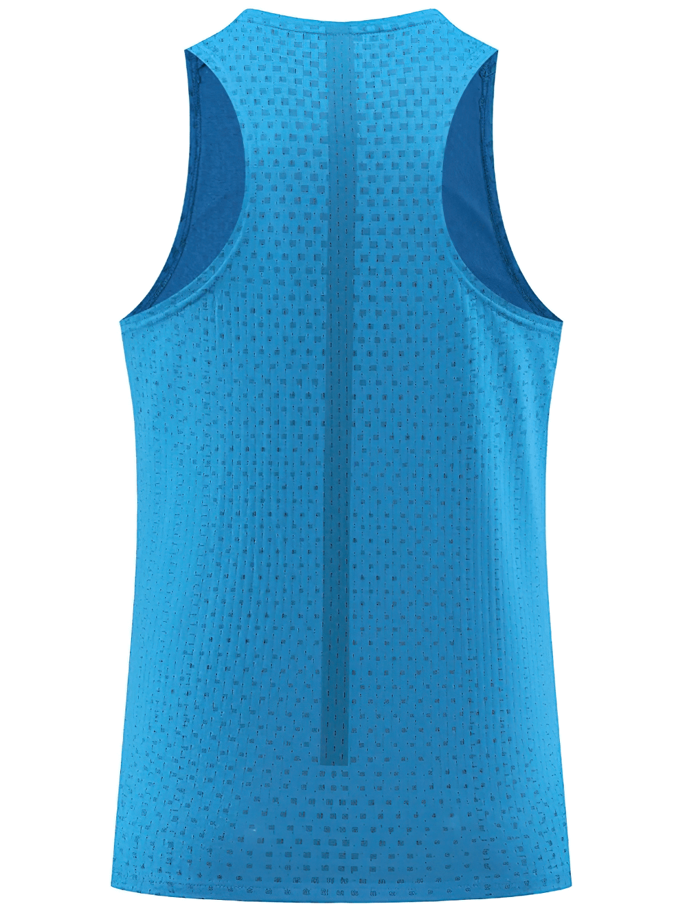 Breathable Running Tank Top for Training and Sports - SF4089, purple, quick-drying mesh back view