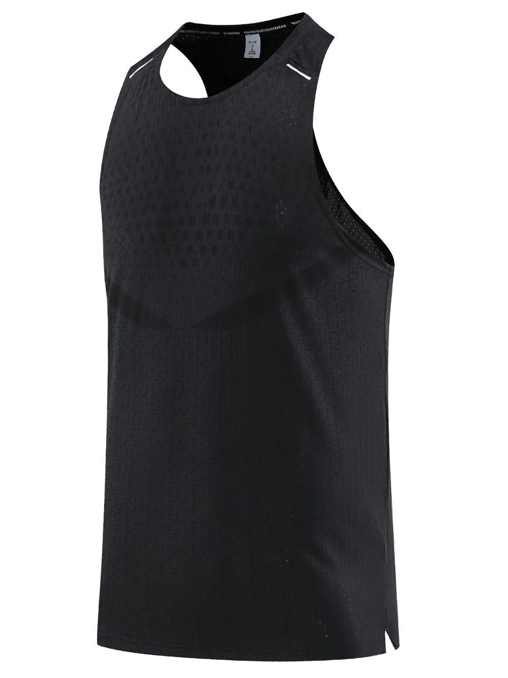 Breathable Running Tank Top for Training and Sports - SF4089 in black, perfect for gym and outdoor fitness activities.