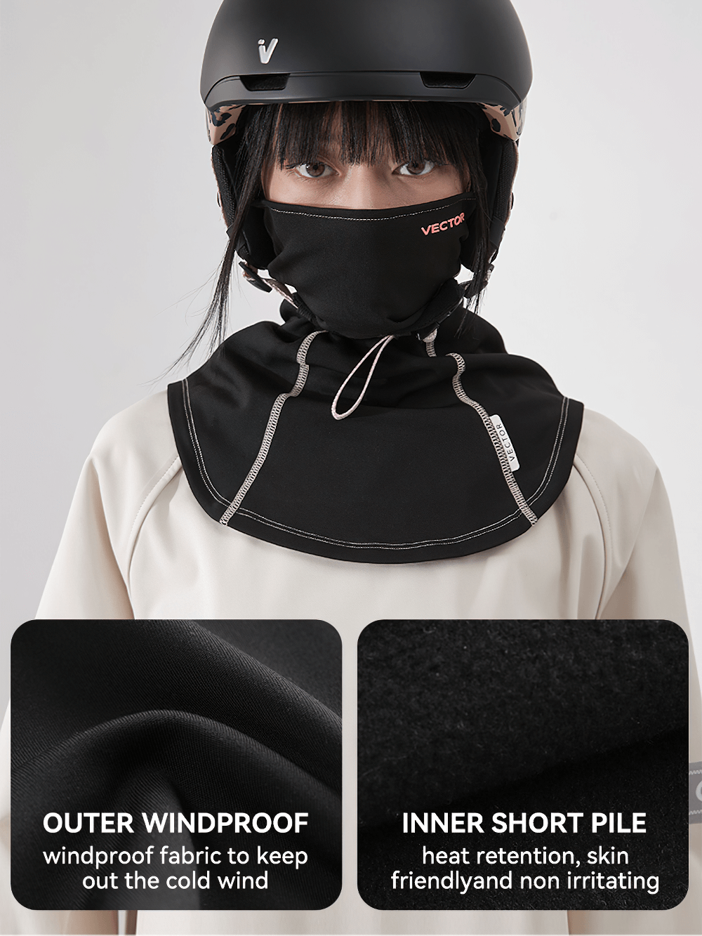 Breathable Ski and Snowboard Half Face Mask Scarf - SF2480