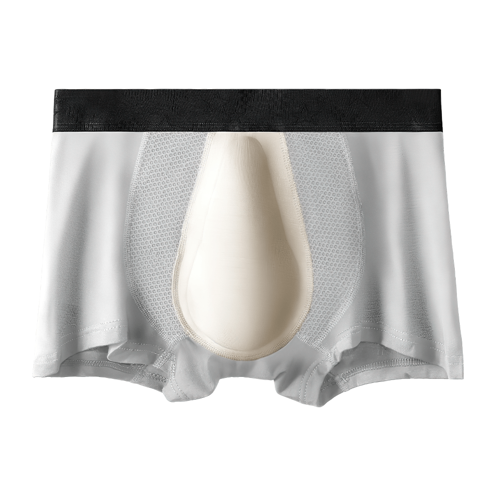 Breathable Trunk Underwear with Contour Front - SF4740 featuring mesh side panels and a sculpted front pouch.