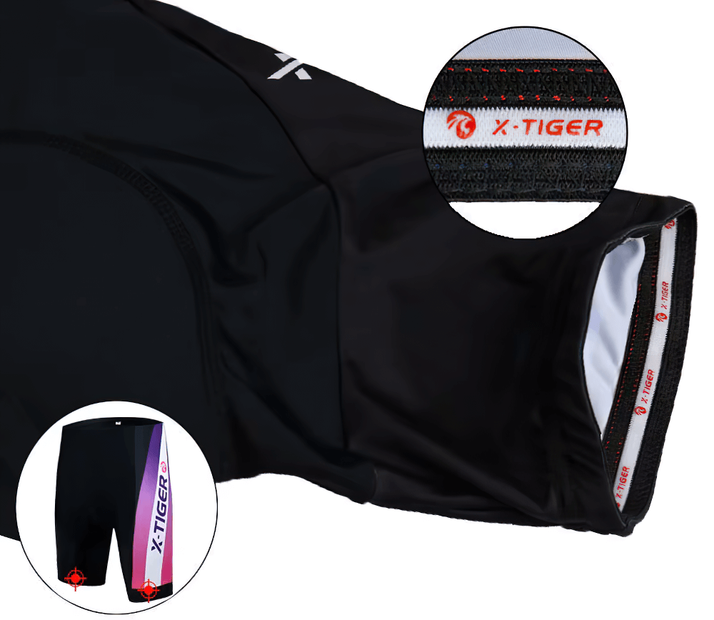 X-Tiger Women's Cycling Shorts - Breathable, Shockproof with Ergonomic Padding. Ideal for road and MTB biking. Model SF2582.