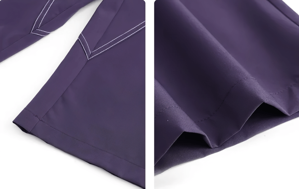 Calf-Length Active Pants with Zipper Back Pocket - SF4357