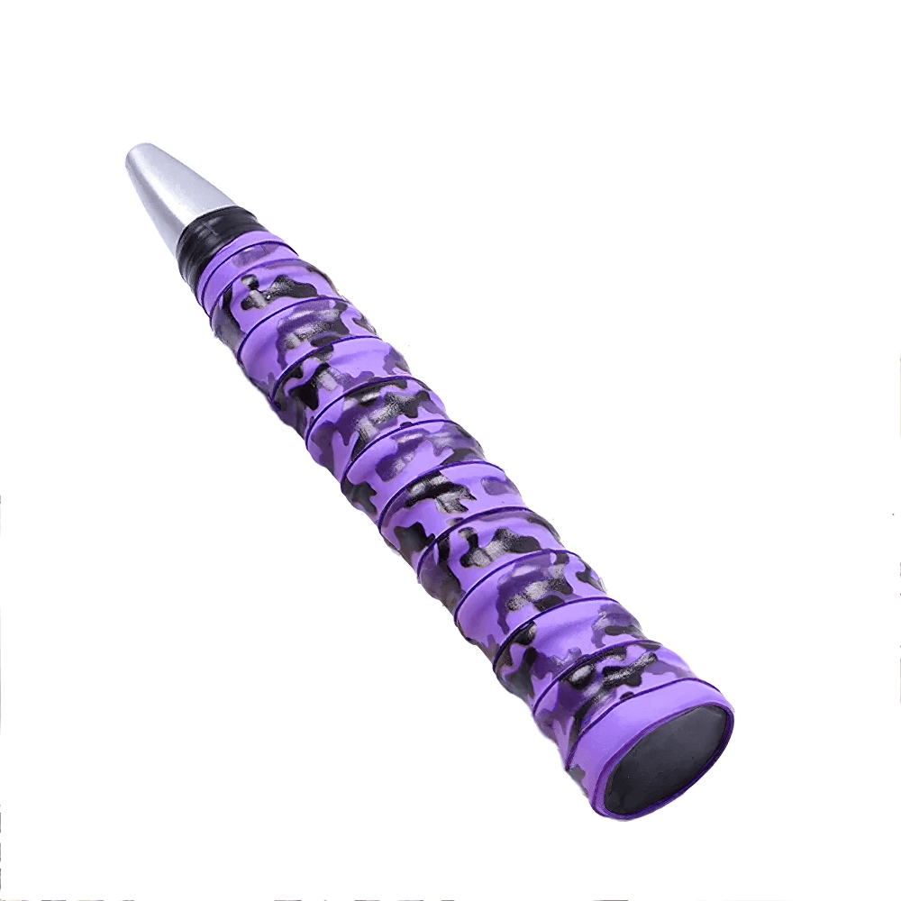 Purple camo tennis racket with Camo Tennis Racket Grip Tape Anti-Slip Overgrip - SF3440
