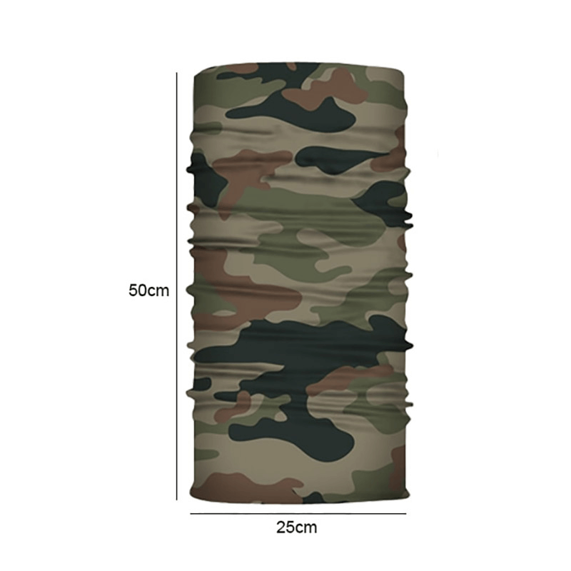 Camouflage-Fahrrad-Gesichtsmaske / elastische nahtlose Halsgamaschen – SF1389 