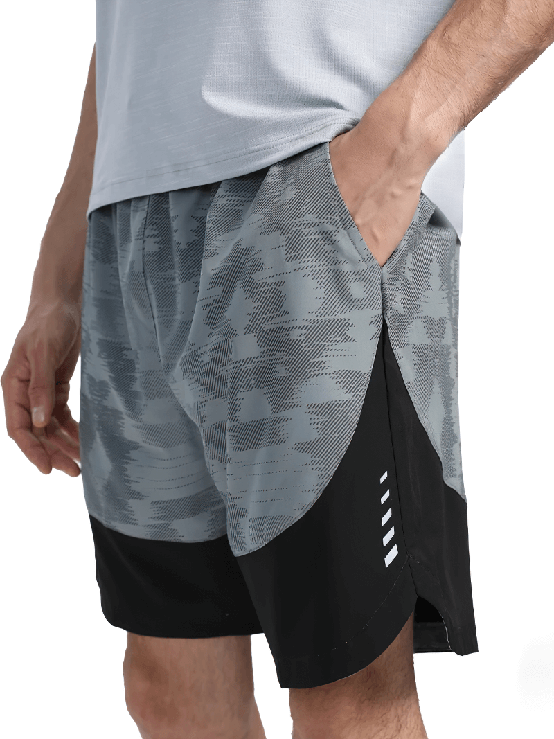Camouflage Prints Athletic Shorts With Pockets - SF2168