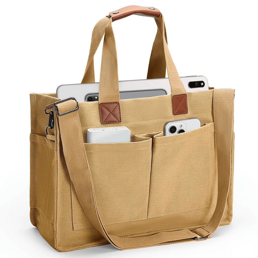 Capacity Canvas Tote Bag with Adjustable Strap - SF2668