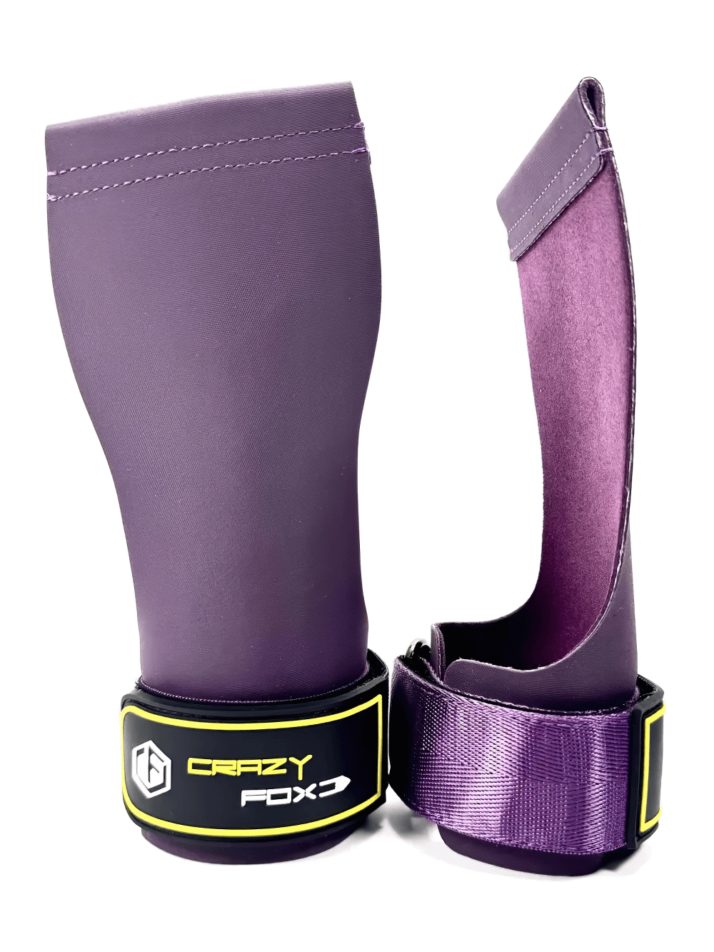 Chalk Grips for Weightlifting and CrossFit Training - SF3504 with durable wrist strap and non-slip Hypalon surface for superior grip.