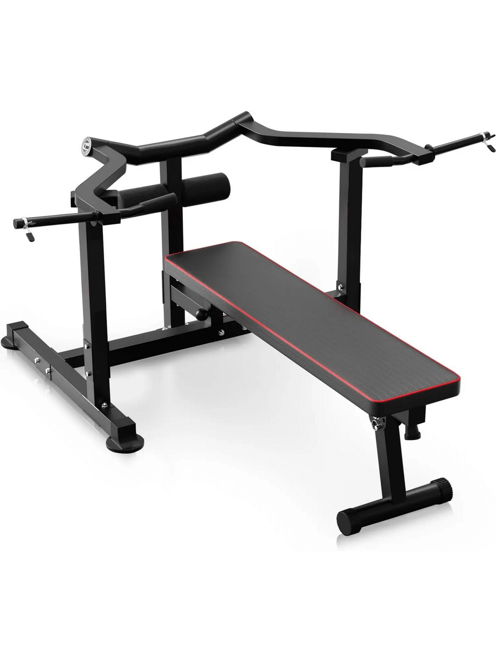 Chest Press Machine with Adjustable Bench - SF3454 for home gym workouts, featuring converging press arms for chest, shoulders, triceps.
