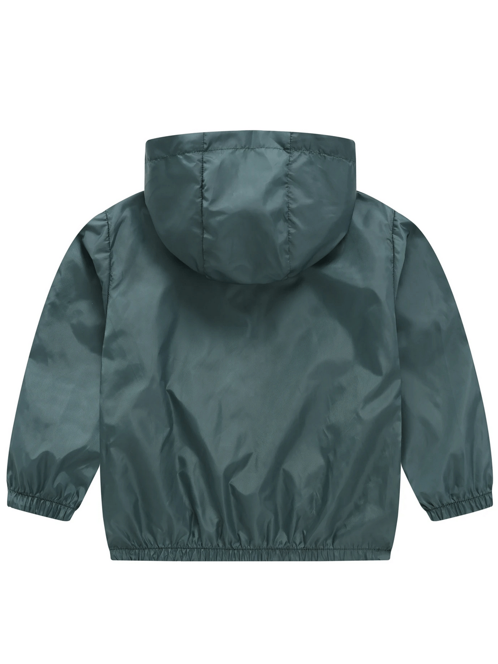 Children's Rainbow Zipper Hooded Jacket - SF3639, UV-defense, lightweight summer hoodie for kids with elastic cuffs and playful design.