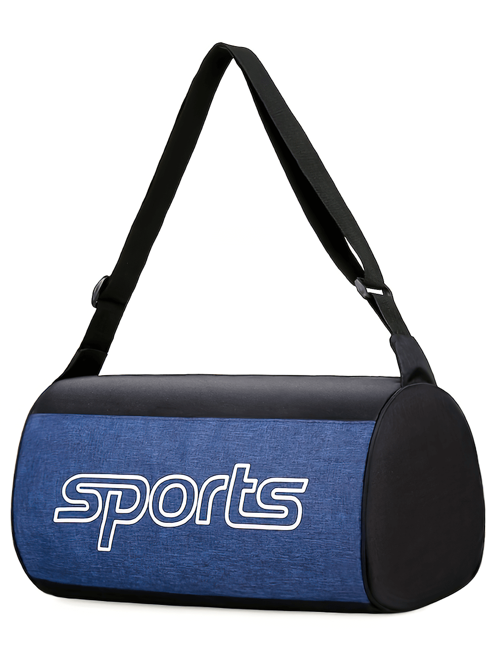 Colorblock shoulder bag SF2655 with letter pattern, sports and fitness style, featuring adjustable strap and spacious interior.